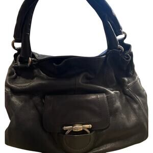 SALVATORE FERRAGAMO Sofia Leather Hobo Bag with Original Handware, Authentic